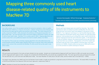 Mapping heart disease-related quality of life instruments to MacNew 7D