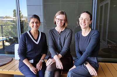 Angela Melder, Kate Young and Angela Byrne, AusHSI