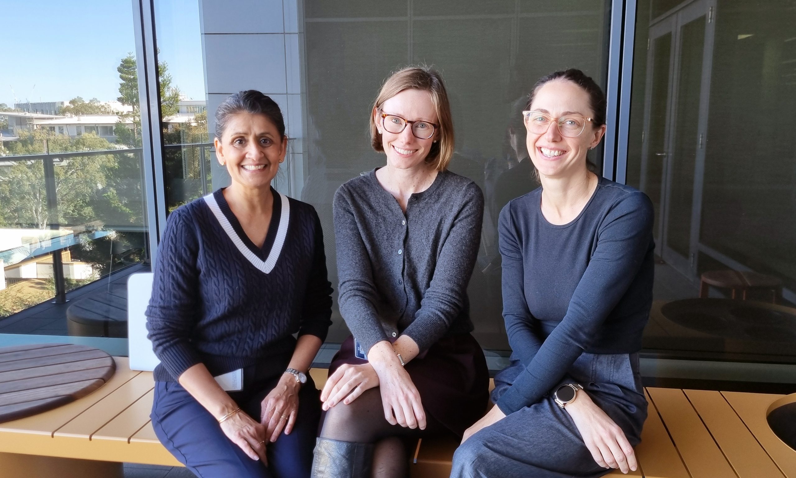 Angela Melder, Kate Young and Angela Byrne, AusHSI